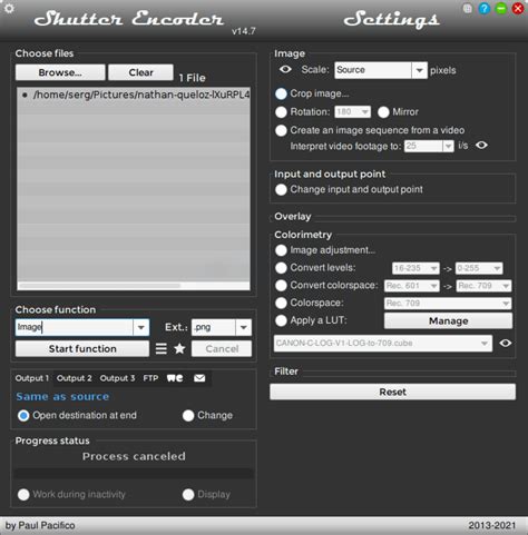 Shutter Encoder PC 的图像结果