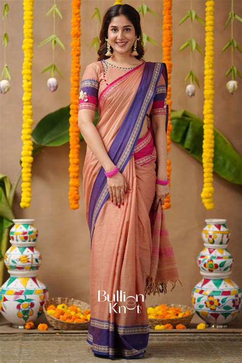 Buy indian Half Saree with One-Side Cutout Blouse & Bird Handwork