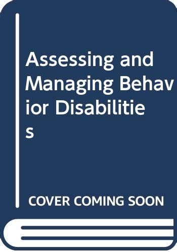 Buy Assessing and Managing Behavior Disabilities Book Online at Low ...
