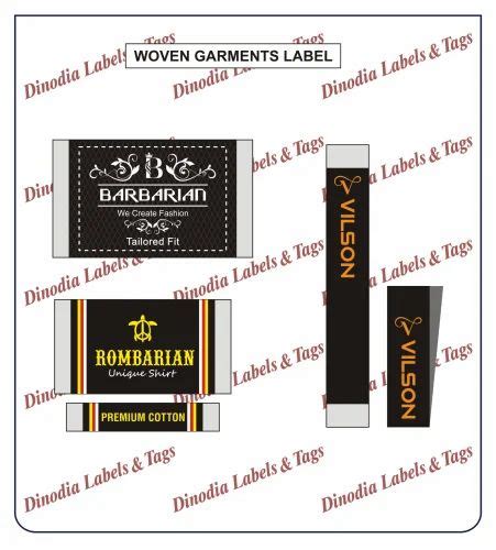 Printed Labels - Woven T Shirt Label Manufacturer from Bengaluru