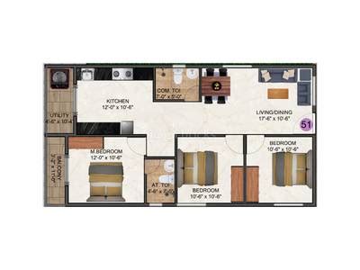 DS MAX Shrine in RT Nagar, Bangalore: Price, Brochure, Floor Plan, Reviews