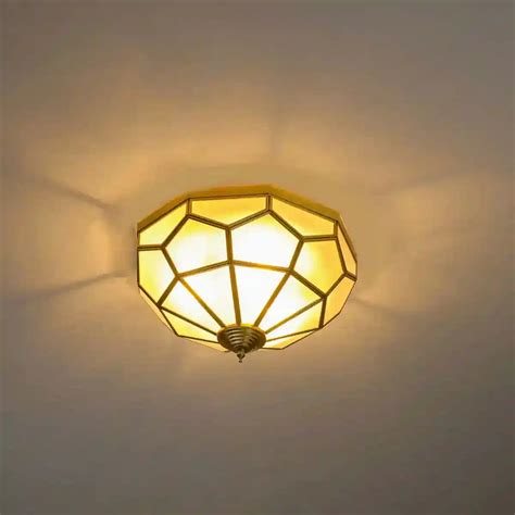 Chester Brass and Glass Lantern Ceiling Light – KAPOOR-E-ILLUMINATIONS ...
