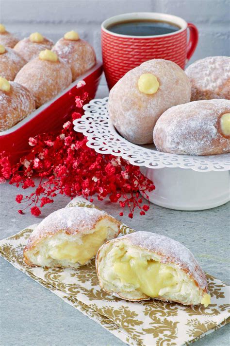 Bavarian Cream Donut Bavarian Cream Donuts, Cream Donuts, Bavarian