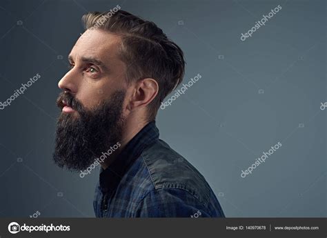 Side view of bearded man Stock Photo by ©fxquadro 140970678