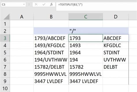 Image result for How to Use Textsplit Formula in Excel