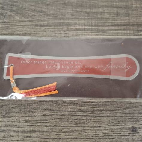 Hallmark Metal Bookmark Signet Anthony Brandt Family Quote New in Package Gift