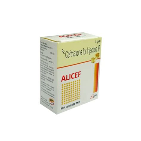 ALICEF 1GM ALISIER DRUGS PVT. LTD.