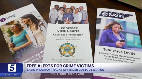 Tennessee's SAVIN program keeps crime victims informed of offender status