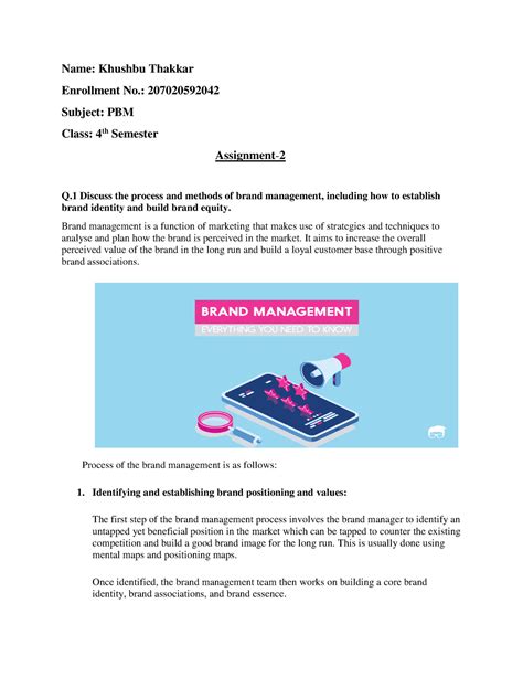 PBM Assignment 2 Khushbu Thakkar 42 - Name: Khushbu Thakkar Enrollment ...