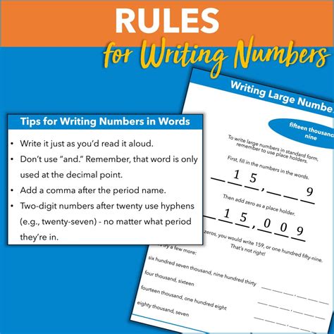 Number Rules in Writing Numbers 的图像结果