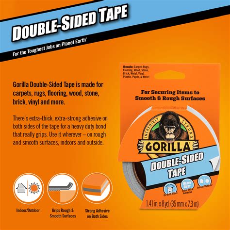 Gorilla Double-Sided Tape - Gorilla Glue UK