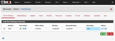Configuring the Snort Package | pfSense Documentation