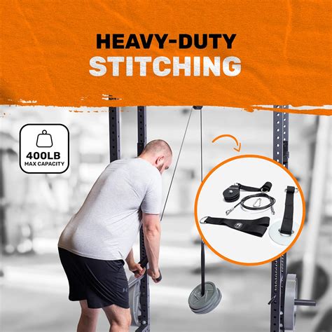 Weight Pulley System [Bells of Steel] Workout Pulley System for Cable ...