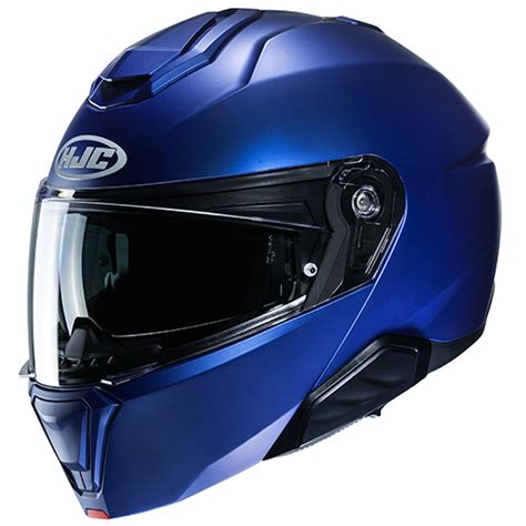 Hjc I91 Solid Semi Flat Metallic Blue Helmet