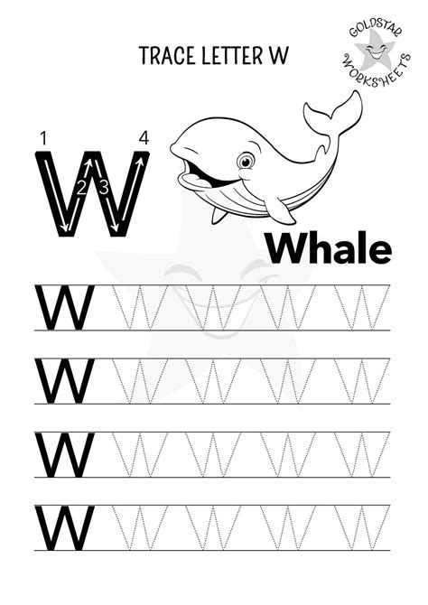 Upper Letter W Worksheets Letter W Worksheet 3