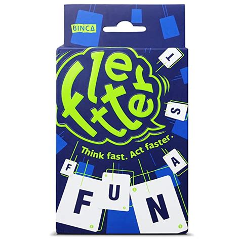 Binca Fletter Card Games, Family Card Game for Game Night, Fun Card ...