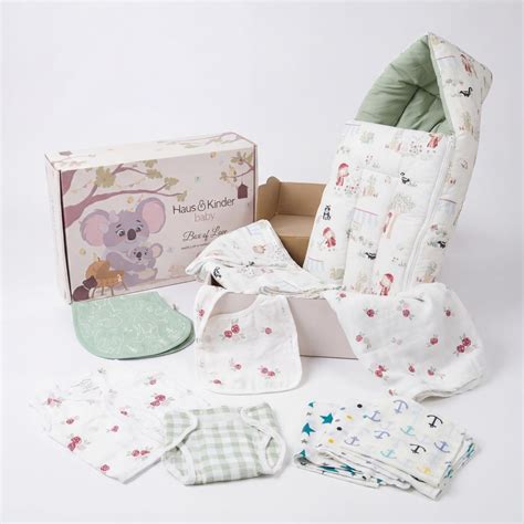Buy haus & kinder Newborn Baby Shower Gift Set (Pack of 10) | 100% ...
