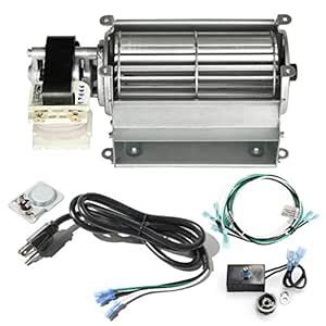 Buy Hongso GFK21, FK21 Replacement Fireplace Blower Fan KIT for ...