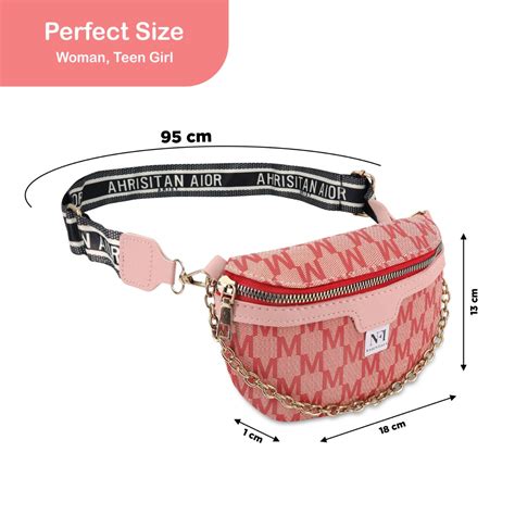 Buy NFI Essentials Waist Bag Travel Handy Hiking Zip Chest Bag ...