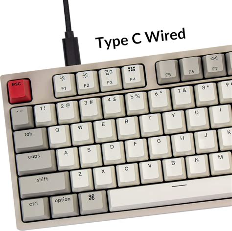Buy Keychron C1 Hot-swappable Wired Mechanical Keyboard for Mac Layout ...