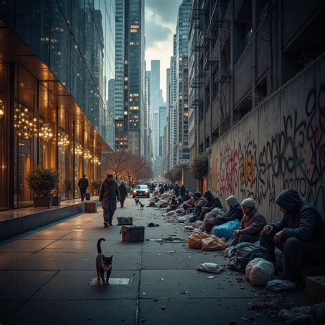 A stark contrast between opule | image created by user ...