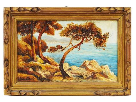 Lot 79 | ANTIQUE FRENCH OIL PAINTING ON BOARD BY XAVIER SAGER