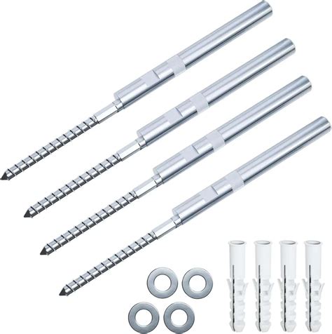 MORZ;Hidden Floating Shelf Brackets (4-Pack) - Sturdy Silver Supports ...