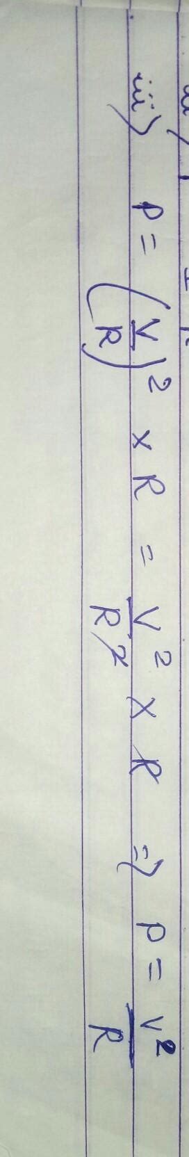write an equation to represent electric power - Brainly.in