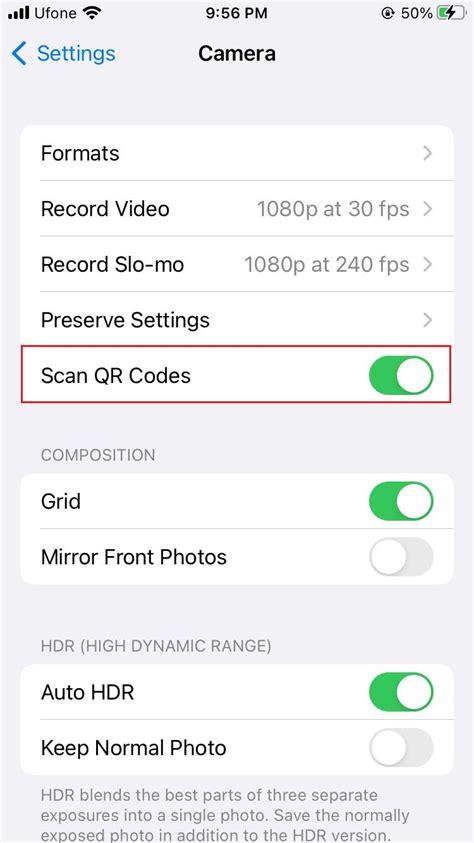 iPhone Pro Scanner Setting 的图像结果