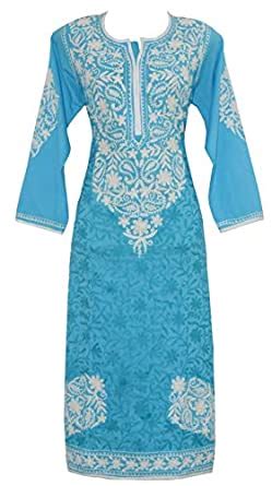 Buy INDIAN HANDICRAFT STANDARDS Women's Cotton Straight Kurti. at Amazon.in