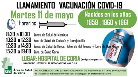 LLAMAMIENTO VACUNACIÓN COVID-19