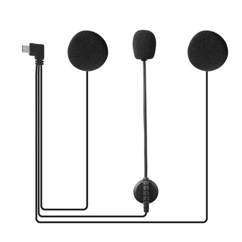 Ejeas Headphone with Mic for V6 and V6 pro Bluetooth Intercom Only ...