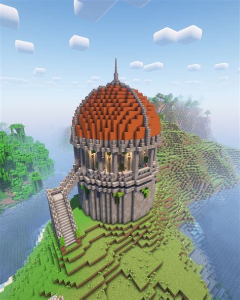 Minecraft Dome Design Minecraft How To Dome Roof