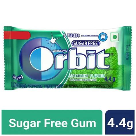 Orbit Spearmint Sugar Free, 1 Chewing Gum Price, Uses, Side Effects ...