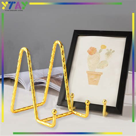 Jual 6 Inc Stand Display Piring Foto/Metal Foto Piring Hias Tempat ...