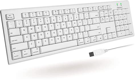 Amazon.in: Buy Macally Full-Size USB Wired Keyboard for Mac Mini/Pro ...