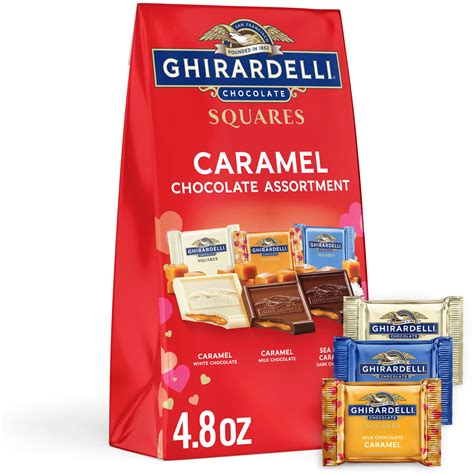 GHIRARDELLI Chocolate Caramel SQUARES Assortment, 4.8 oz Bag - Walmart.com
