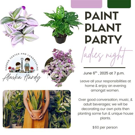 Ladies Night: Paint, Plant & Sip, 2925 East End Rd, Homer, AK, United ...