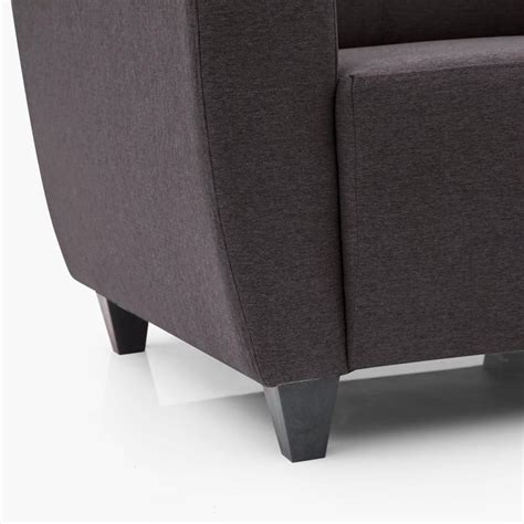 Buy Helios Emily Fabric 1-Seater Sofa - Brown from Helios by Home ...