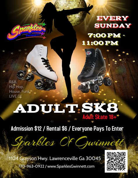 Adult Roller Skating Rink | Sparkles Gwinnett