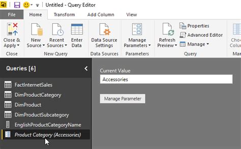 Image result for Query Parameter in Power Bi