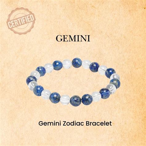 Gemini Zodiac Bracelet – InstaAstro Store