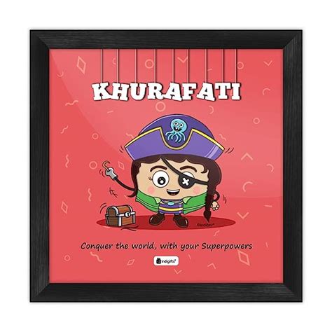 Buy Indigifts Funny Gift for Girl Best Friend Sister Khurafati Printed ...