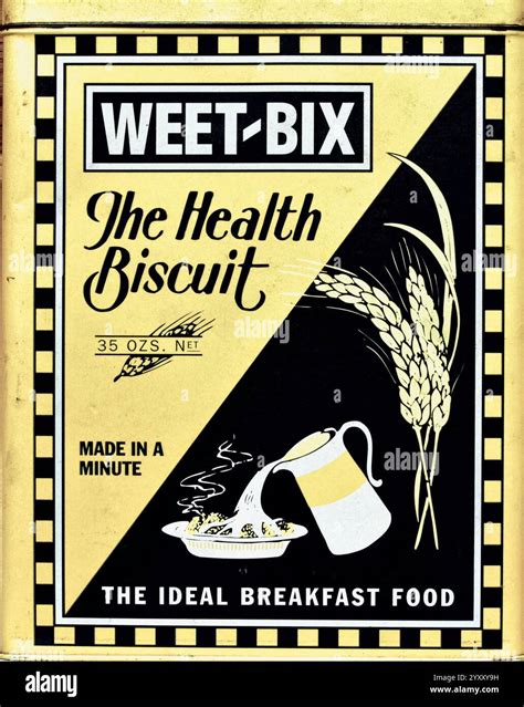 Weet-Bix cereal container Stock Photo - Alamy