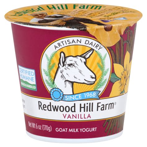 Redwood Hill Farm Goat Milk Yogurt Vanilla 6 oz | Shipt