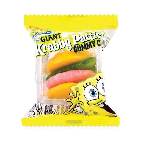 Nickelodeon™ SpongeBob Squarepants Jumbo Krabby Patties Gummy Candy, 0. ...
