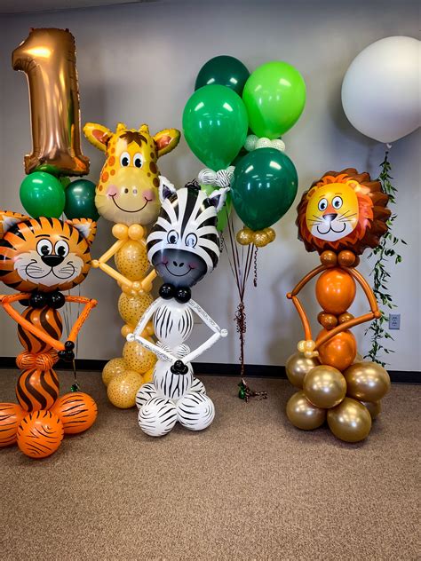 Balloon Safari Animals | Jungle Theme Birthday Party