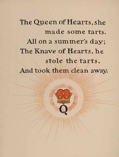 The Queen of Hearts - Nursery Rhyme by Mother Goose