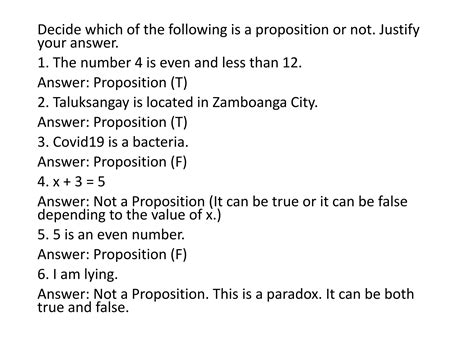 Image result for Math Proposition Examples