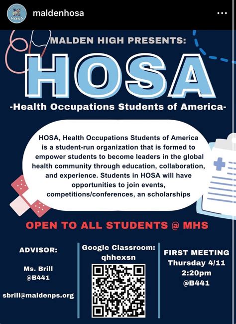 New HOSA Club Introduces Itself to Malden High School Students